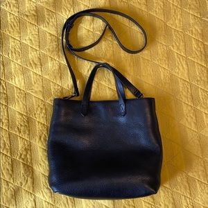 Madewell Zip Top Transport Crossbody in Black